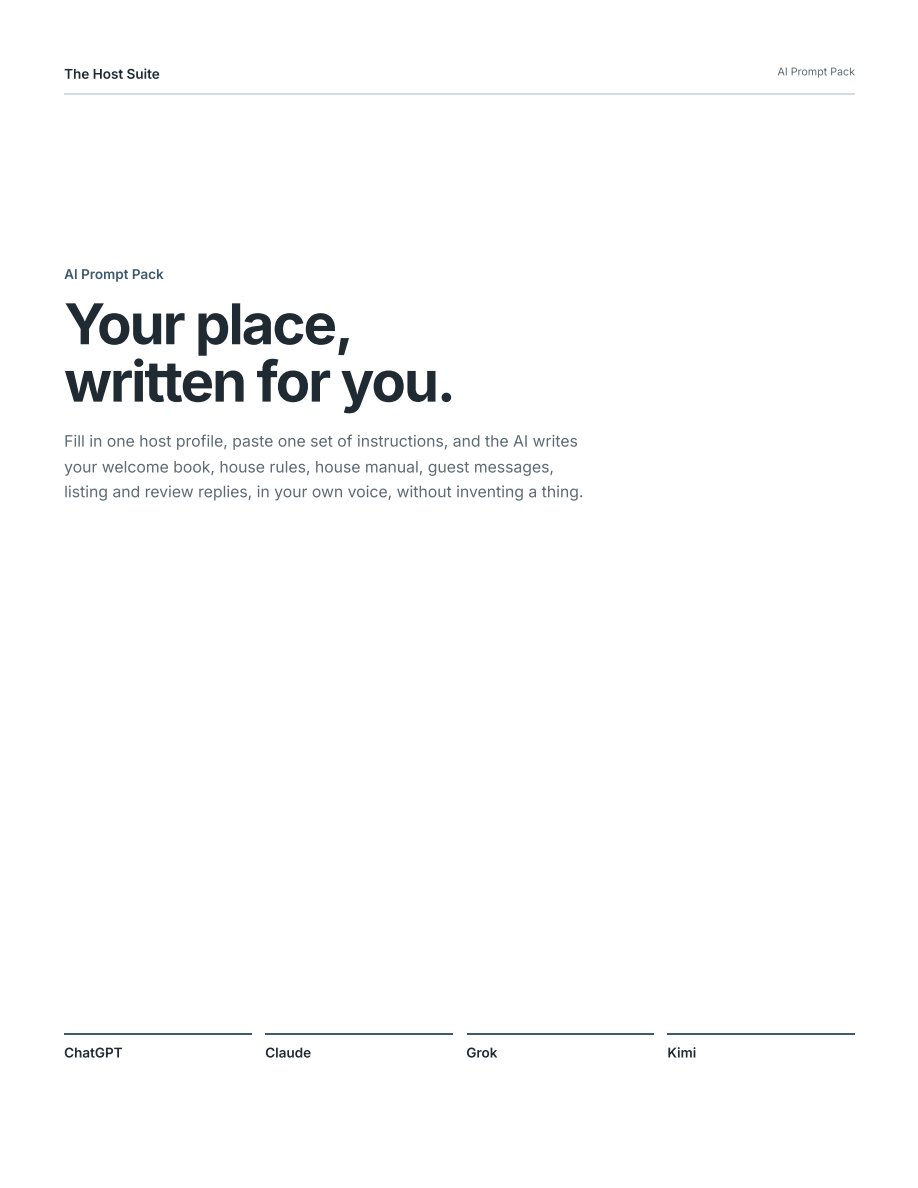 AI Prompt Pack, page 1