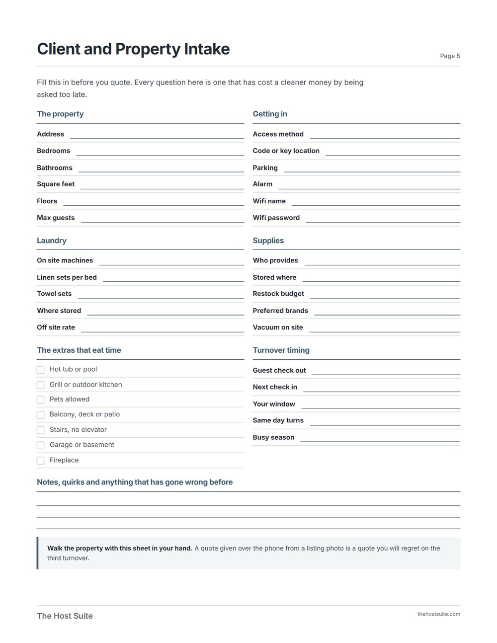 The Cleaner's Business Pack, page 3