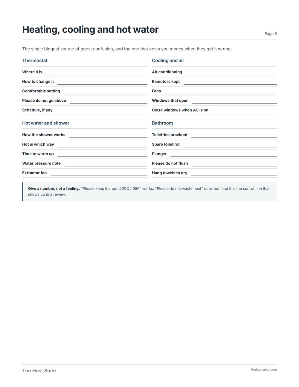 House Manual, page 3