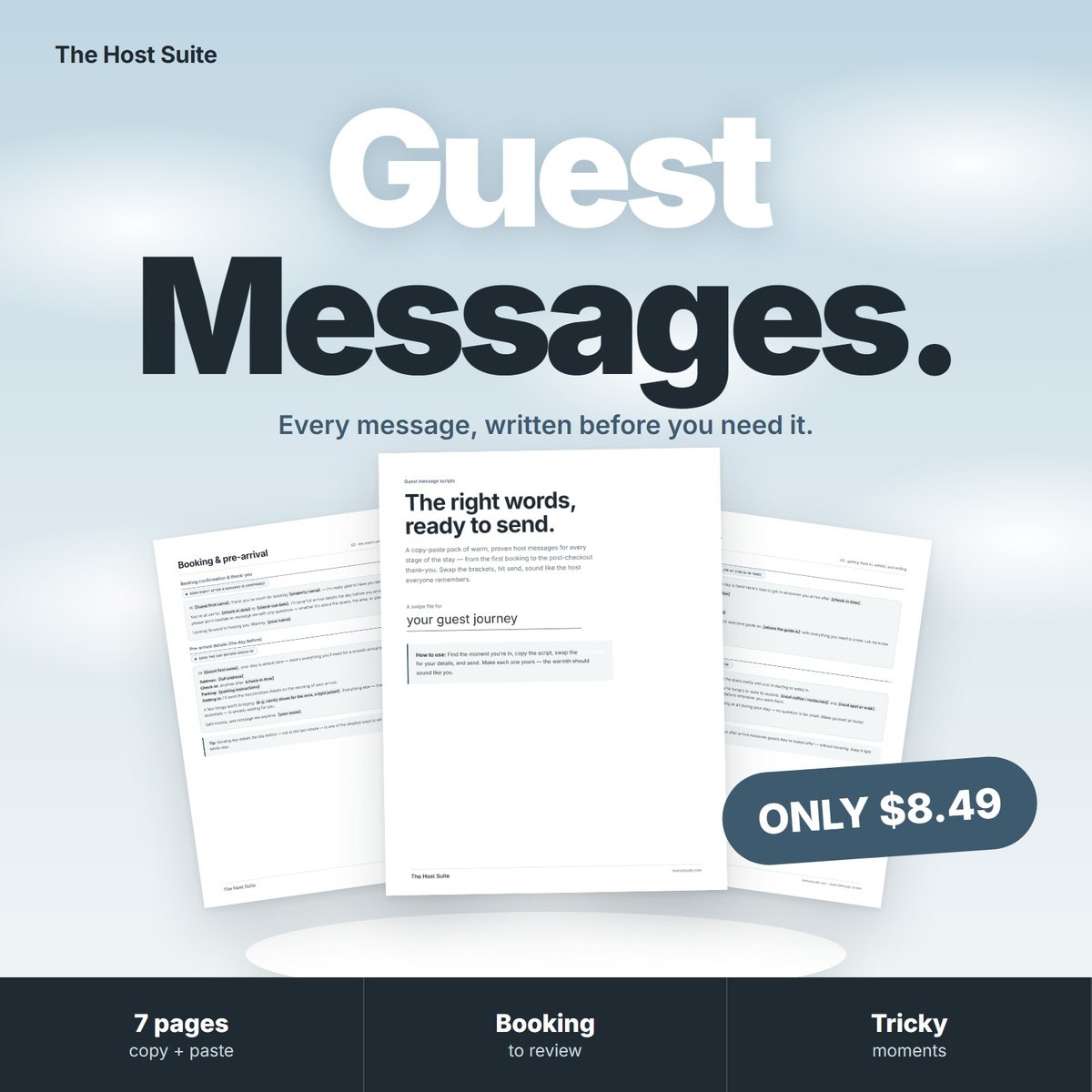 Guest Message Scripts preview