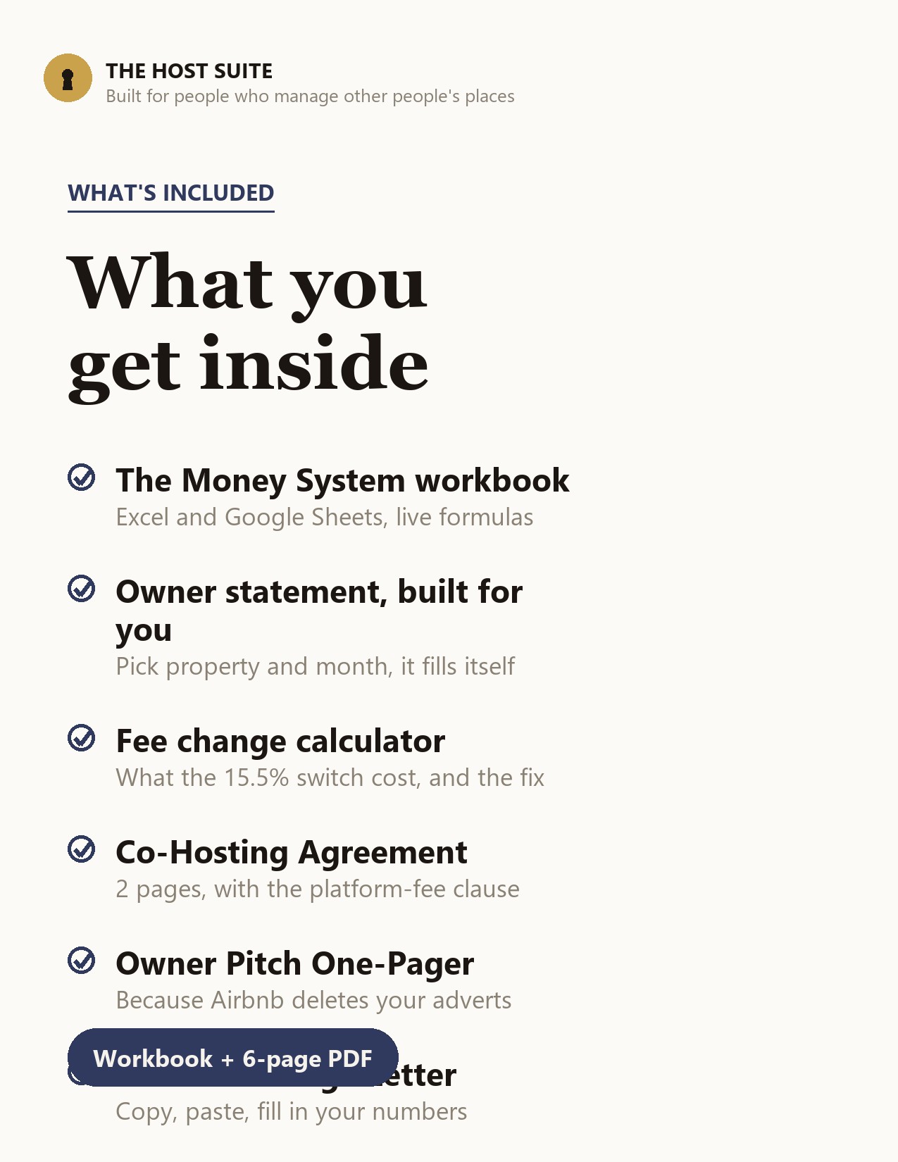 What is included in the Co-Host Money System