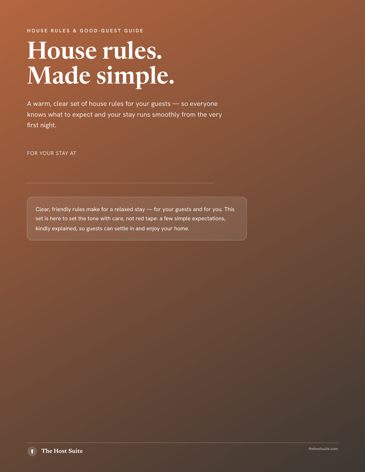 House rules template preview page 1